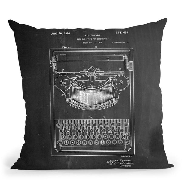 Type Bar Throw Pillow By Cole Borders - All About Vibe