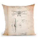 Wd Clark Plane C Throw Pillow By Cole Borders - All About Vibe