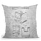 Vintage Computer Blueprint Throw Pillow By Cole Borders - All About Vibe