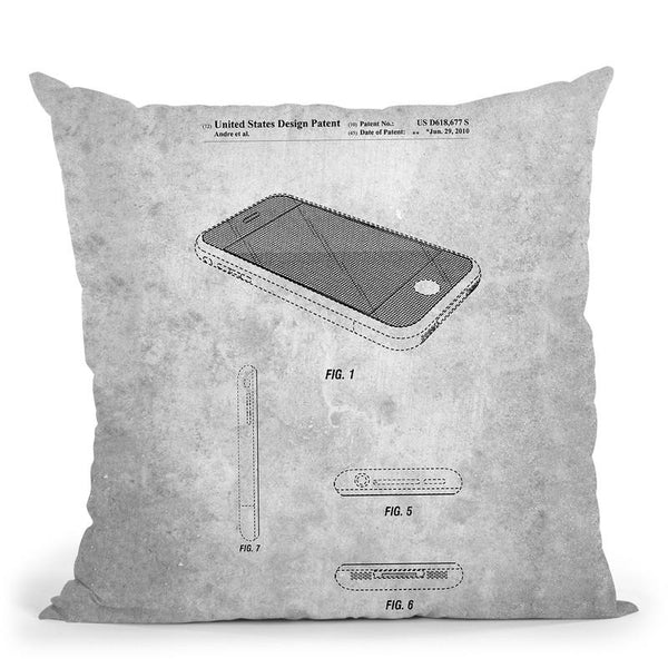 Iphone Blueprint Throw Pillow By Cole Borders - All About Vibe