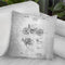 Motorcycle Blueprint Throw Pillow By Cole Borders - All About Vibe