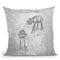 At At Walker Blueprint Throw Pillow By Cole Borders - All About Vibe