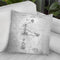 Musical Instrument Blueprint I Throw Pillow By Cole Borders - All About Vibe