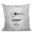 Mandolin Blueprint Throw Pillow By Cole Borders - All About Vibe