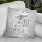 Trumpet Blueprint Throw Pillow By Cole Borders - All About Vibe