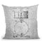 Drum Blueprint I Throw Pillow By Cole Borders - All About Vibe