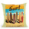 Surf Throw Pillow By American Flat - All About Vibe