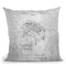 Table Soccer Blueprint Throw Pillow By Cole Borders - All About Vibe