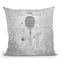 Tennis Racket Blueprint Throw Pillow By Cole Borders - All About Vibe