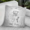 Water Closet Blueprint Throw Pillow By Cole Borders - All About Vibe