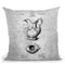 Pitcher Blueprint Throw Pillow By Cole Borders - All About Vibe