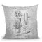 Screwdriver Blueprint Throw Pillow By Cole Borders - All About Vibe