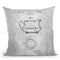 Teapot Blueprint I Throw Pillow By Cole Borders - All About Vibe