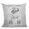 Stapler Blueprint Throw Pillow By Cole Borders - All About Vibe