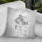 Engine Blueprint Throw Pillow By Cole Borders - All About Vibe