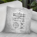 Telescope Blueprint Throw Pillow By Cole Borders - All About Vibe