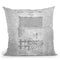 Tennis Net Blueprint Throw Pillow By Cole Borders - All About Vibe