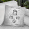Beer Keg Blueprint I Throw Pillow By Cole Borders - All About Vibe