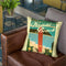 Waikiki Beach Throw Pillow By American Flat - All About Vibe