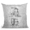 Coffee Maker Blueprint Throw Pillow By Cole Borders - All About Vibe
