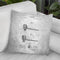 Tobacco Pipe Blueprint Throw Pillow By Cole Borders - All About Vibe