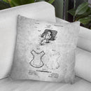 Diaper Blueprint Throw Pillow By Cole Borders - All About Vibe