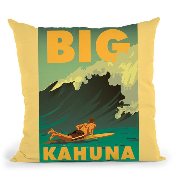 Big Kahuna Throw Pillow By American Flat - All About Vibe