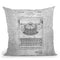 Typewriter Blueprint I Throw Pillow By Cole Borders - All About Vibe