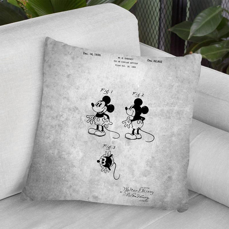 Mikey Blueprint Throw Pillow By Cole Borders - All About Vibe