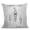 Cp3O Blueprint Throw Pillow By Cole Borders - All About Vibe