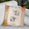B Glove White Throw Pillow By Cole Borders - All About Vibe