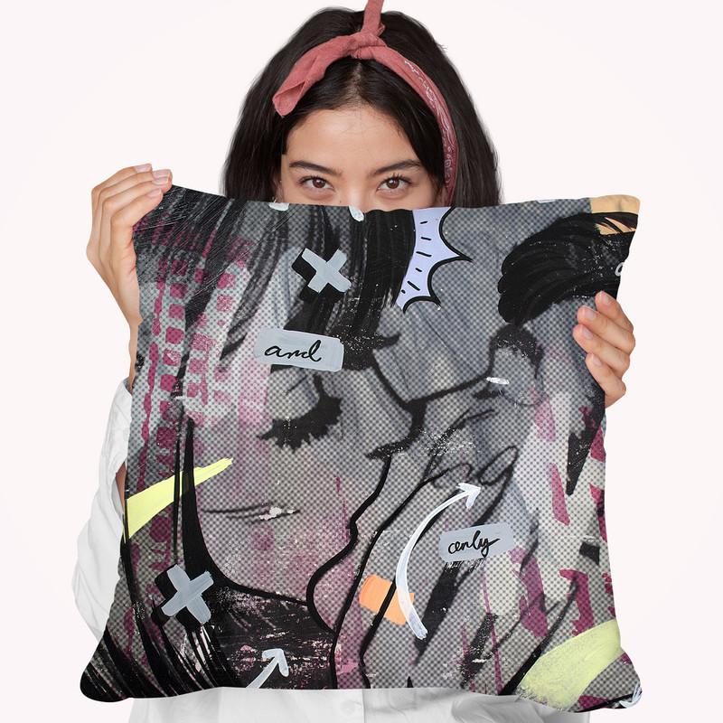 And Only Throw Pillow By Dan Monteavaro - All About Vibe