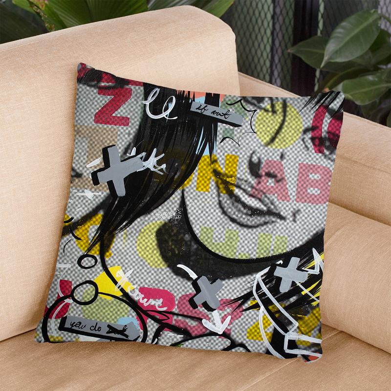 Apologies Throw Pillow By Dan Monteavaro - All About Vibe