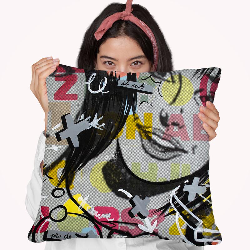 Apologies Throw Pillow By Dan Monteavaro - All About Vibe