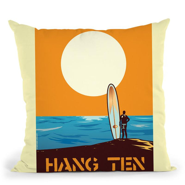 Hang Time Throw Pillow By American Flat - All About Vibe
