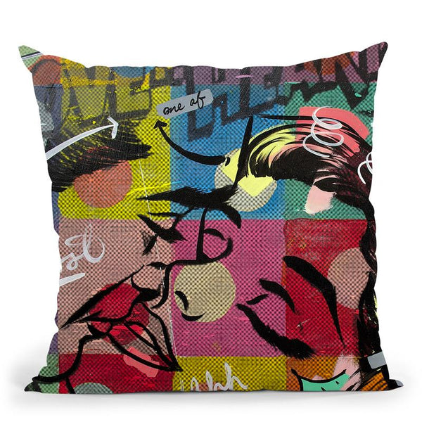 Fearless Heartache Throw Pillow By Dan Monteavaro - All About Vibe