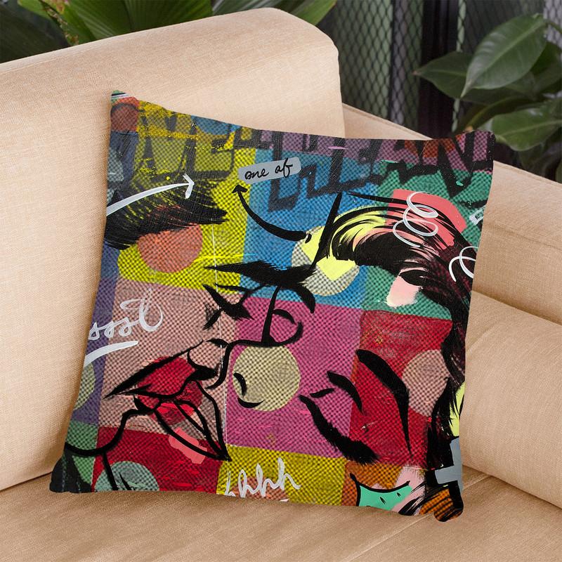 Fearless Heartache Throw Pillow By Dan Monteavaro - All About Vibe