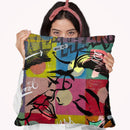 Fearless Heartache Throw Pillow By Dan Monteavaro - All About Vibe