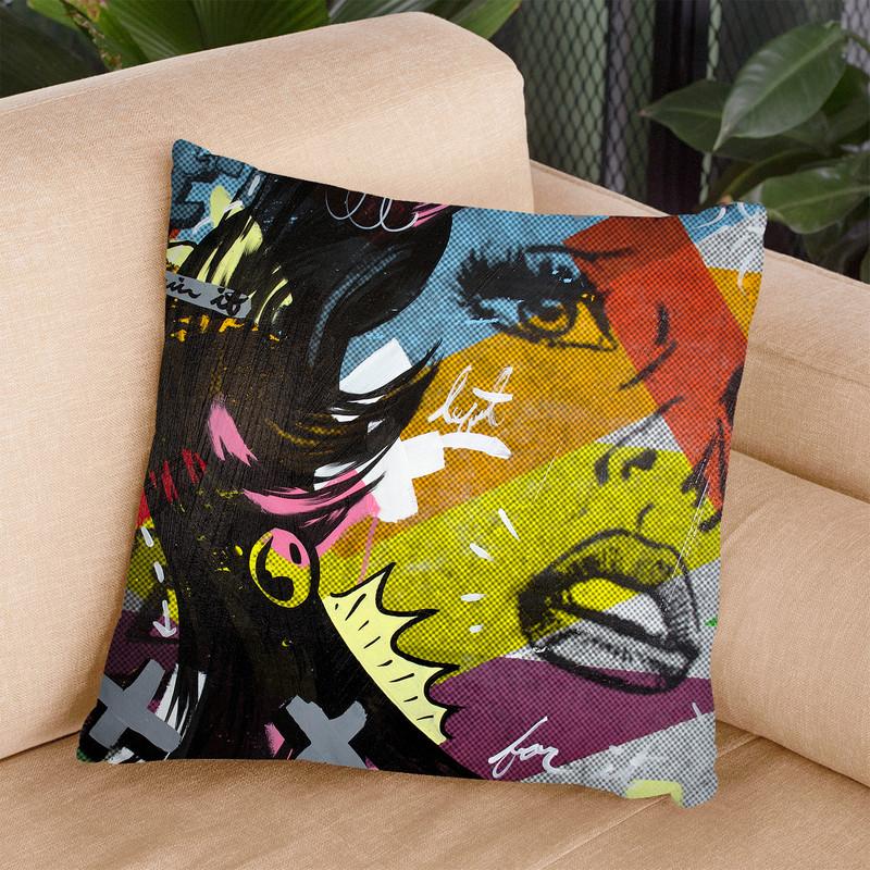 Left Of Yes Throw Pillow By Dan Monteavaro - All About Vibe