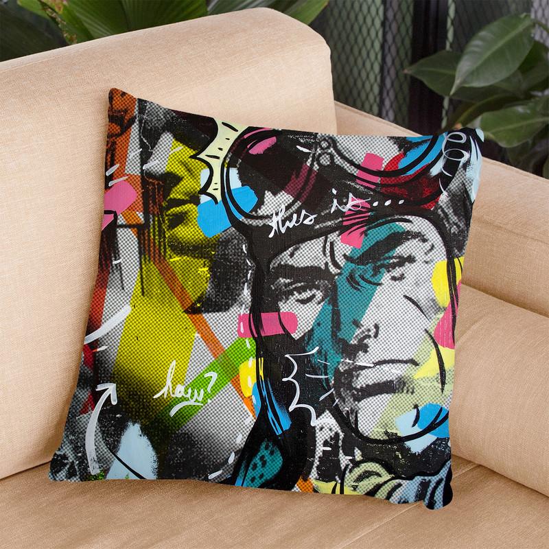 Strongman Throw Pillow By Dan Monteavaro - All About Vibe