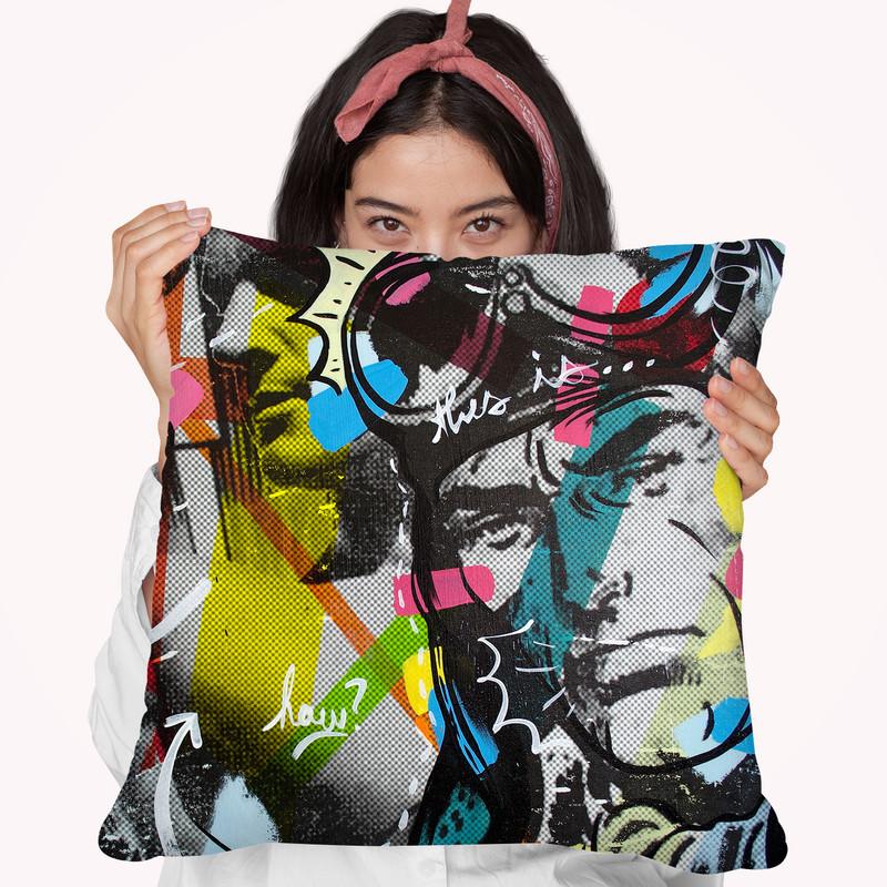Strongman Throw Pillow By Dan Monteavaro - All About Vibe