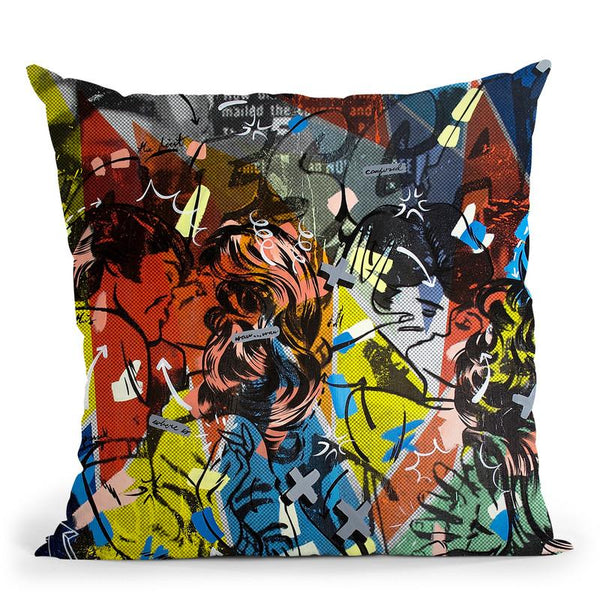 Popularity Everyone Is Doing It Throw Pillow By Dan Monteavaro - All About Vibe