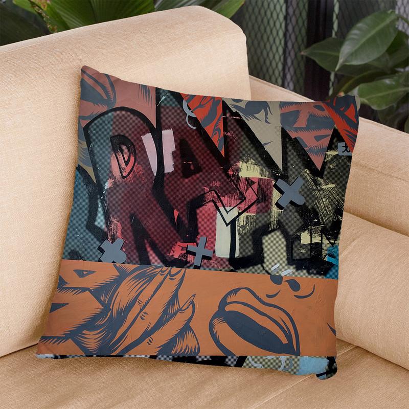 Loud Noises Throw Pillow By Dan Monteavaro - All About Vibe