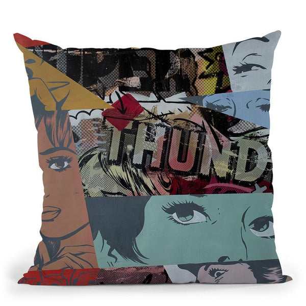Super Thunder Throw Pillow By Dan Monteavaro - All About Vibe