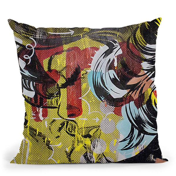 Fret 1 Throw Pillow By Dan Monteavaro - All About Vibe