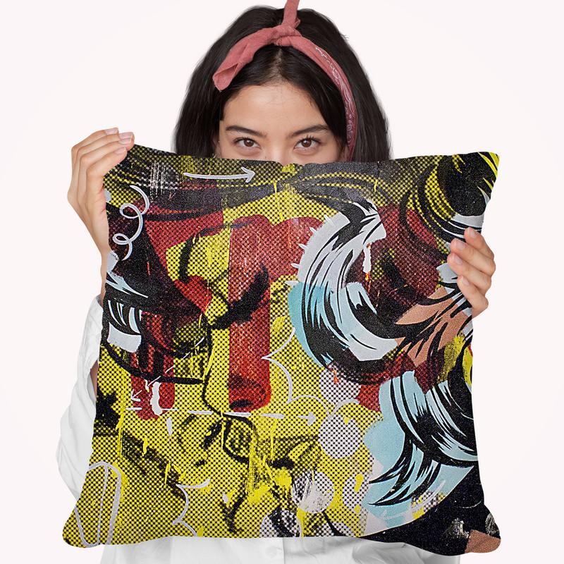 Fret 1 Throw Pillow By Dan Monteavaro - All About Vibe