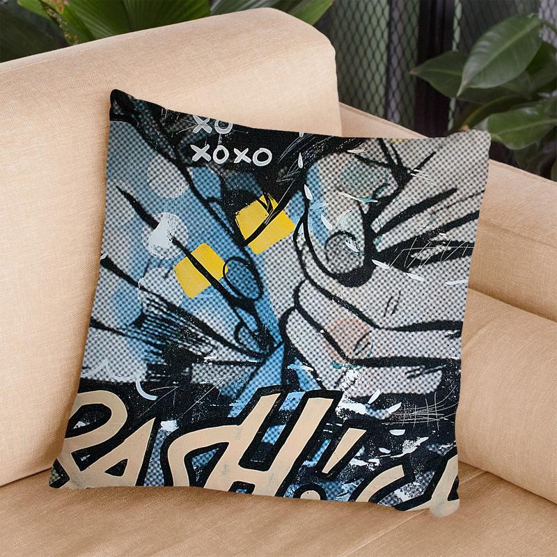Over And Over 1 Throw Pillow By Dan Monteavaro - All About Vibe
