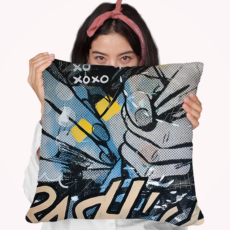 Over And Over 1 Throw Pillow By Dan Monteavaro - All About Vibe