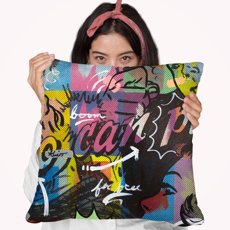 Two Can Play Throw Pillow By Dan Monteavaro - All About Vibe