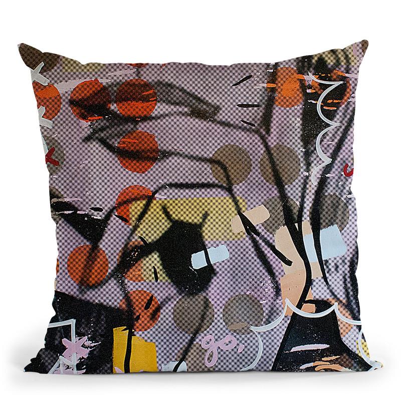 Wait Wait Go 1 Throw Pillow By Dan Monteavaro - All About Vibe